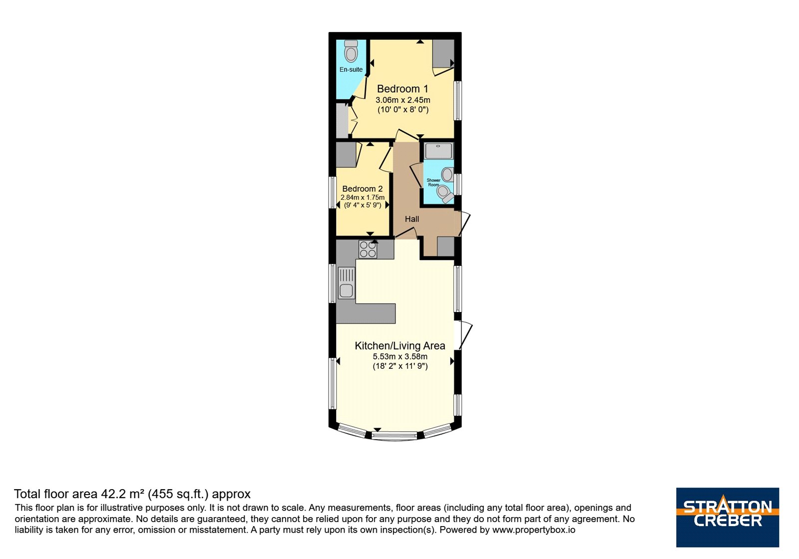 HH55 Truro Holiday Park,, Greenbottom, Truro floorplan