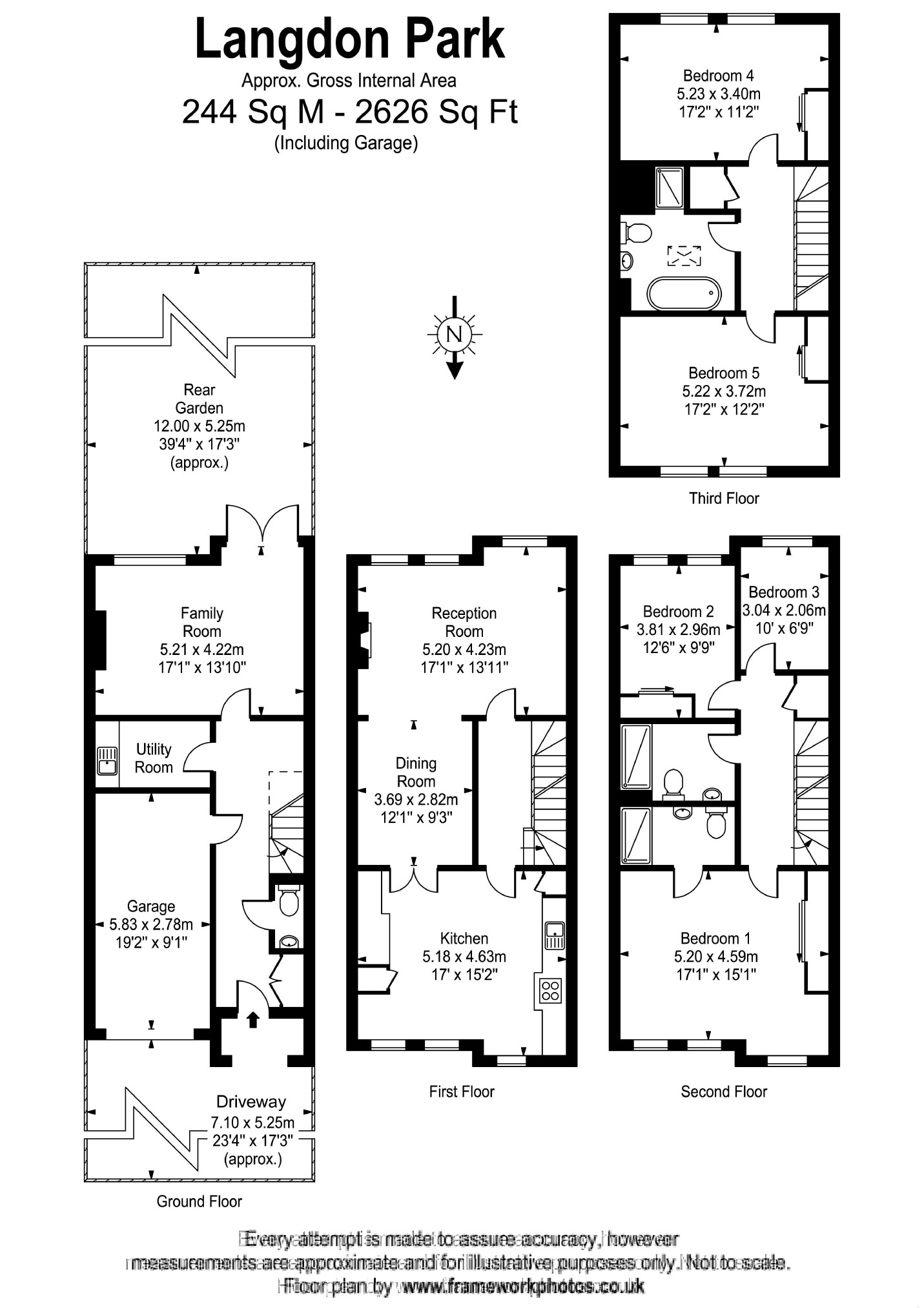 5 Bedrooms Terraced house for sale in Langdon Park, Teddington TW11