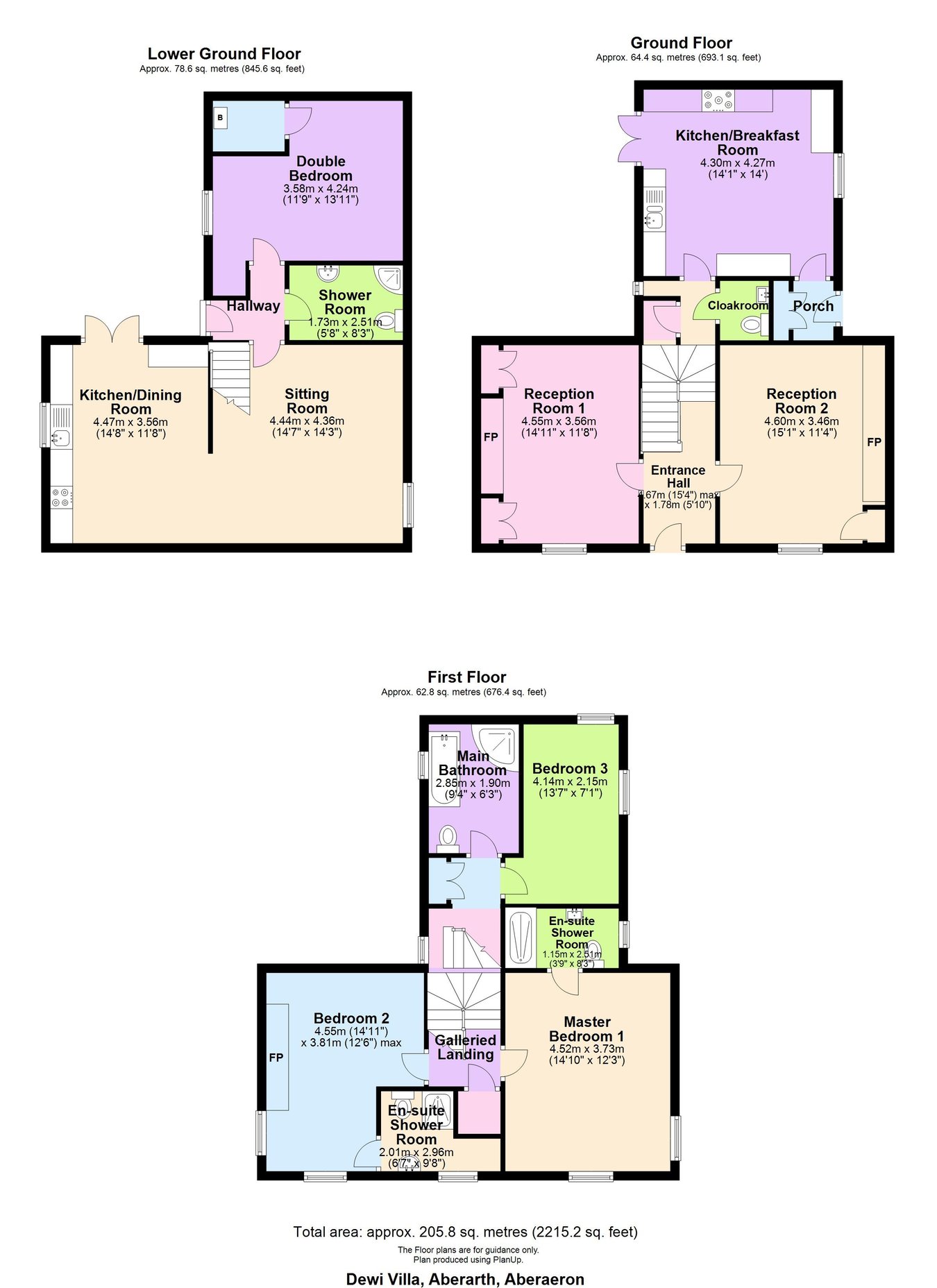 Dewi Villa, Aberarth, Aberaeron floorplan