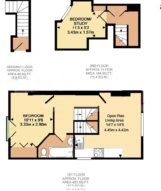 2 Bedrooms Flat to rent in Castle Street, Reading RG1