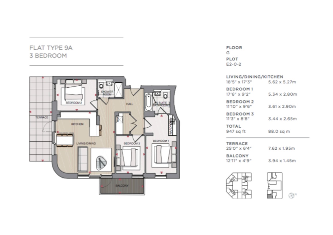 3 Bedrooms Flat for sale in No 1 Street, Pavilion Square SE18