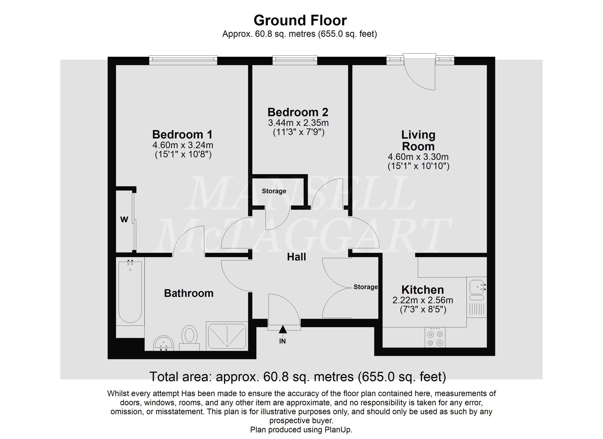 2 Stildon Mews London Road, East Grinstead floorplan