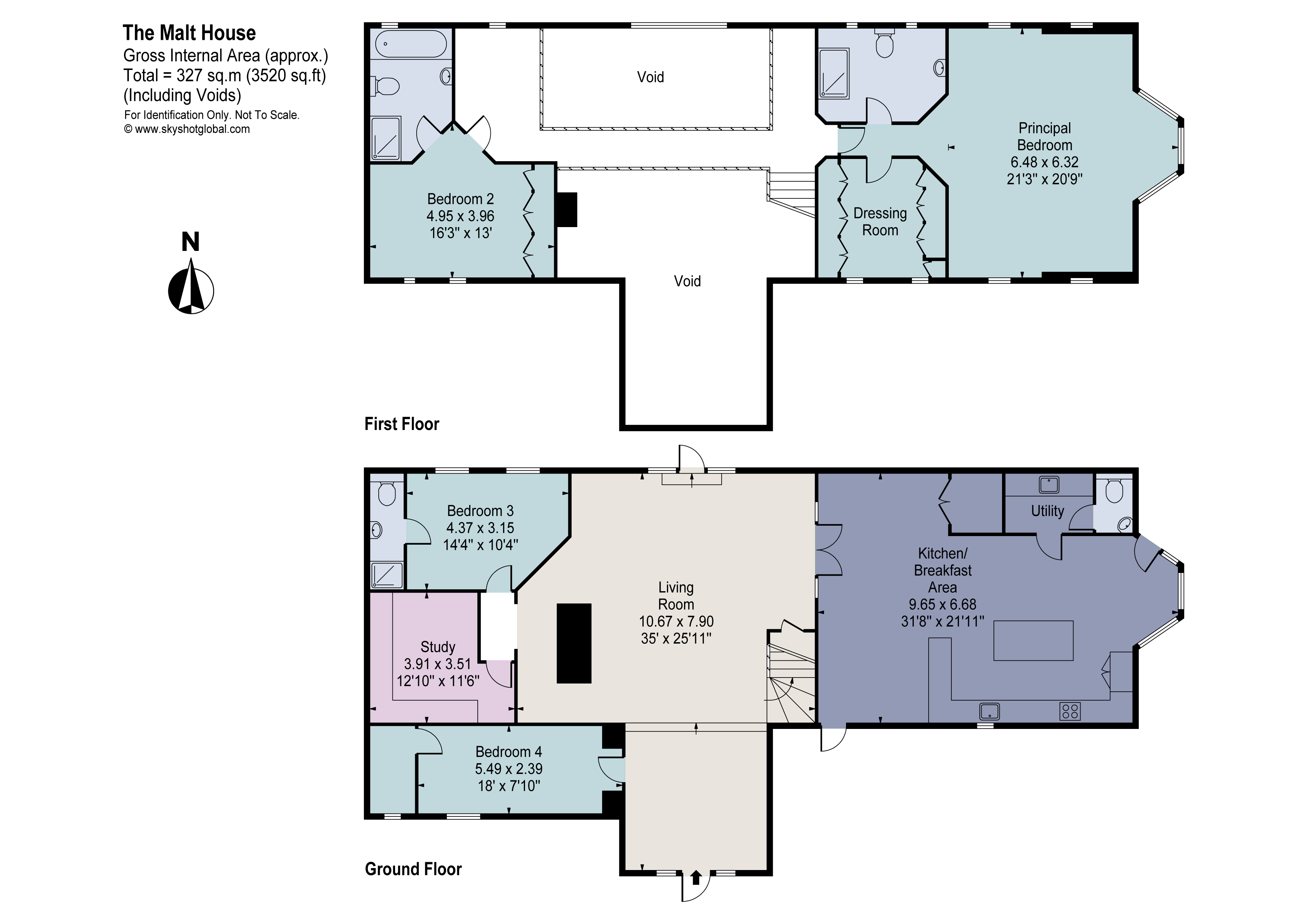 Malt House,, Hackwood Park, Hampshire floorplan