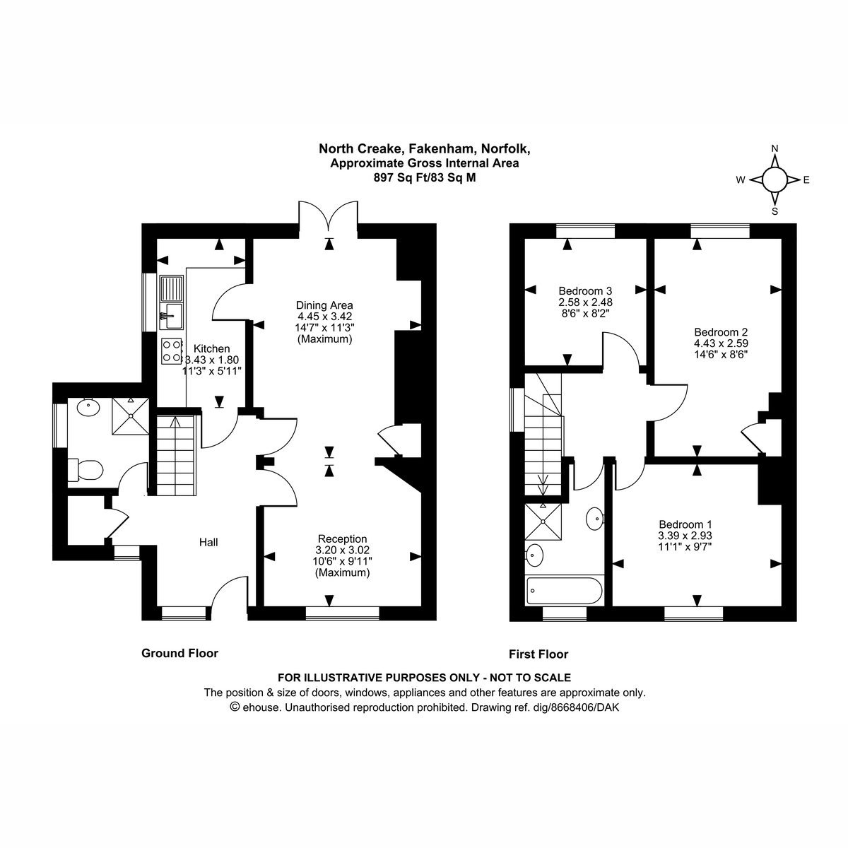 104, West Street, Fakenham floorplan