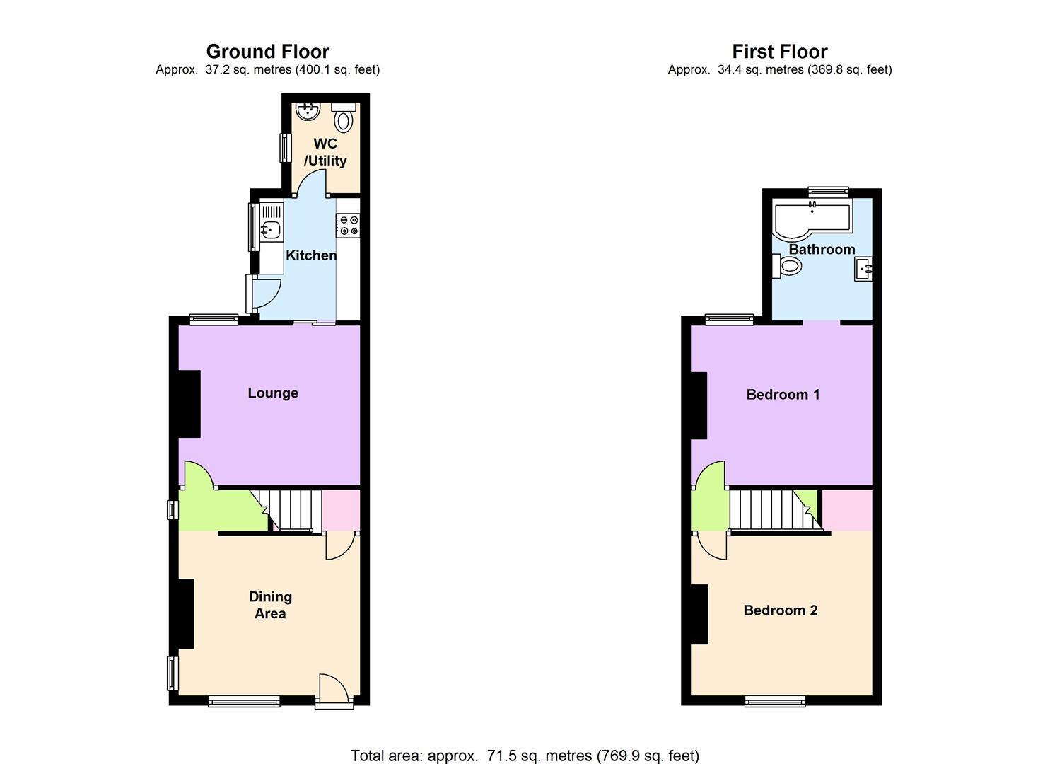 2 bed end terrace house for sale in Foxhill Road, Carlton, Nottingham