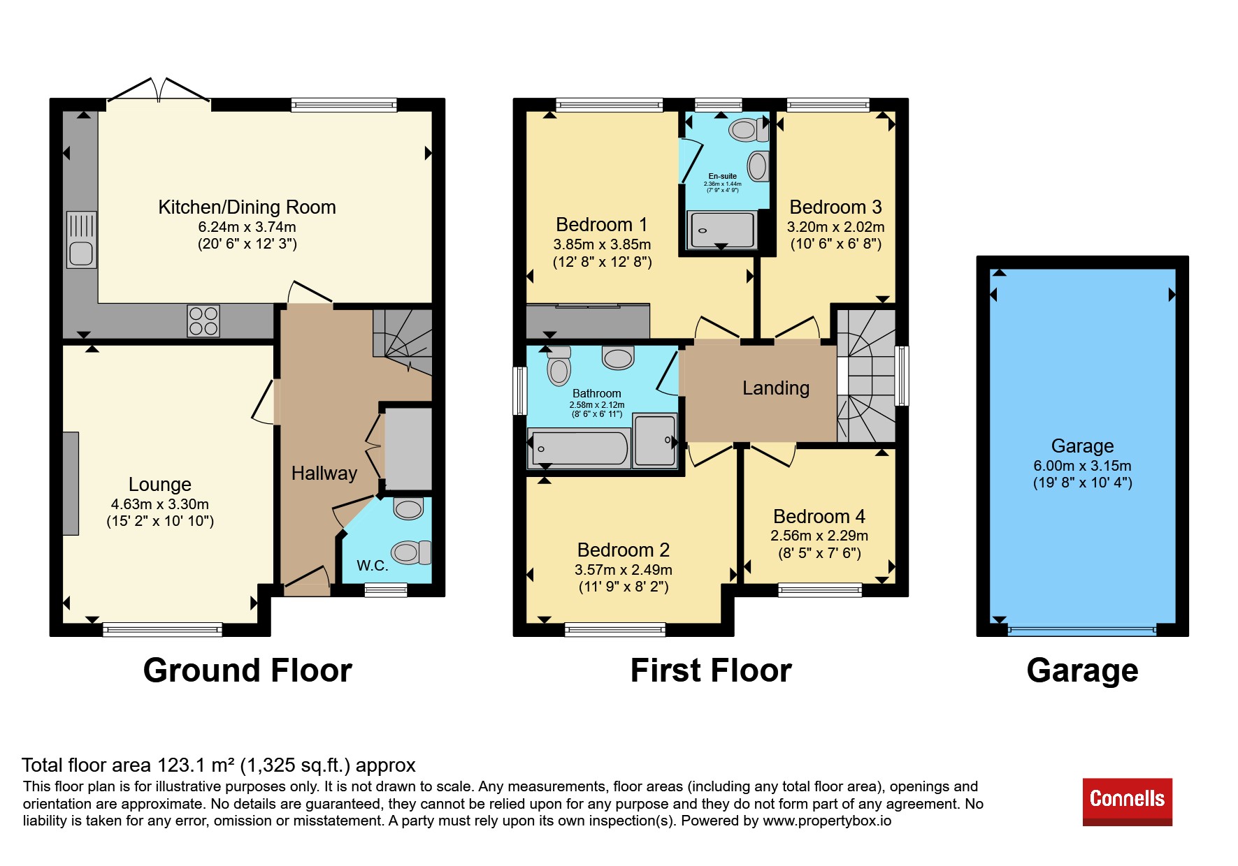 90, Weston Rise, Leicester floorplan