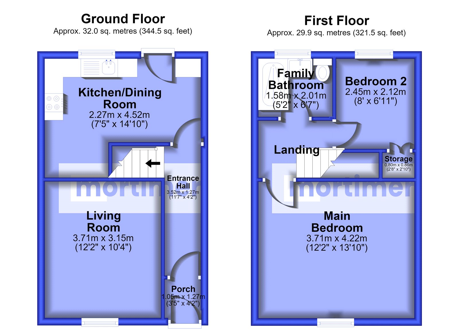 132, Whalley Road, Lancashire floorplan