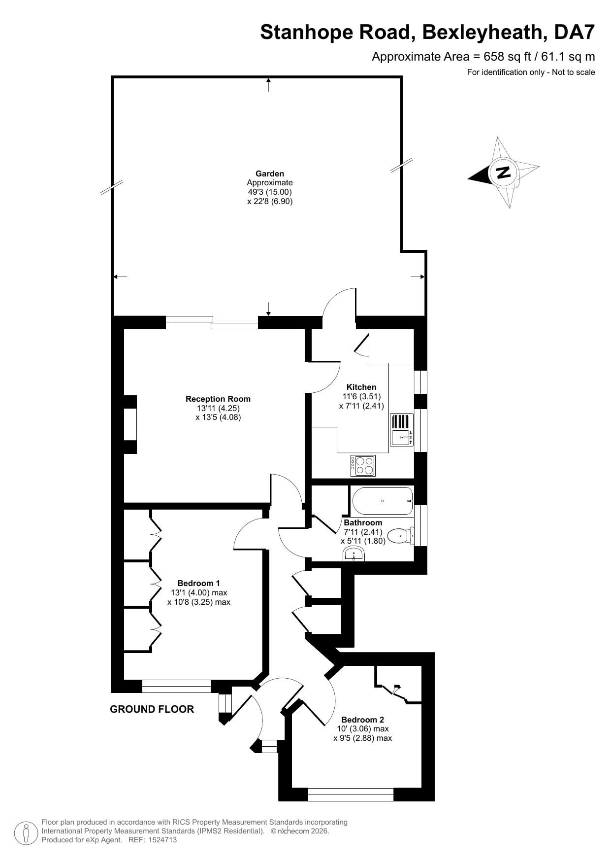 34, Stanhope Road, Bexleyheath floorplan