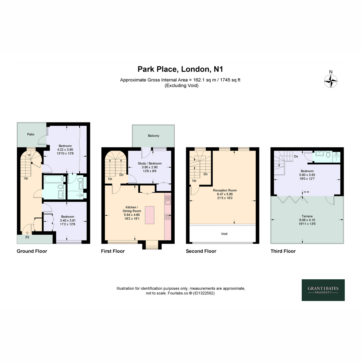 6, Park Place, London floorplan