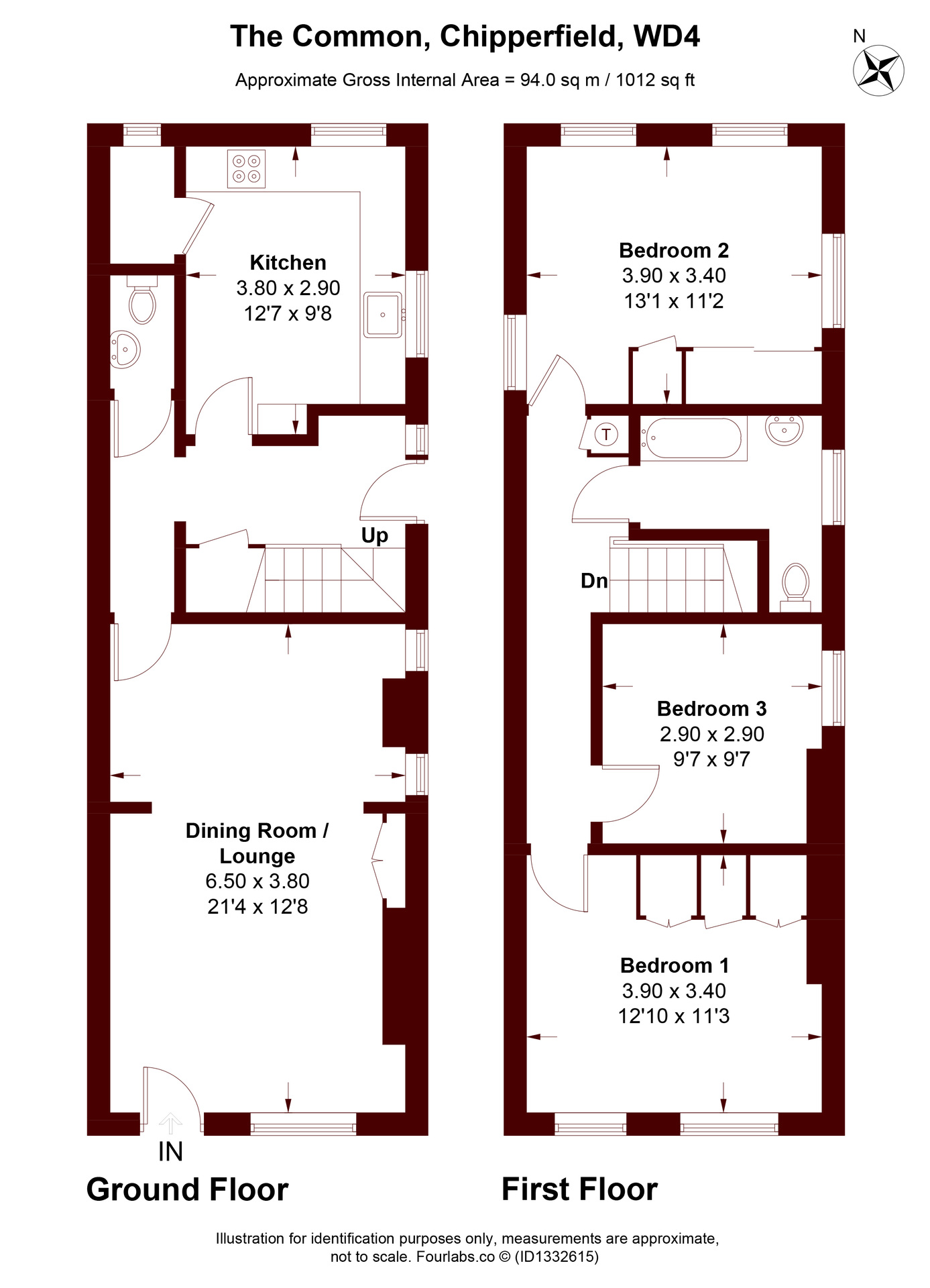 Stones Throw, Kings Langley floorplan