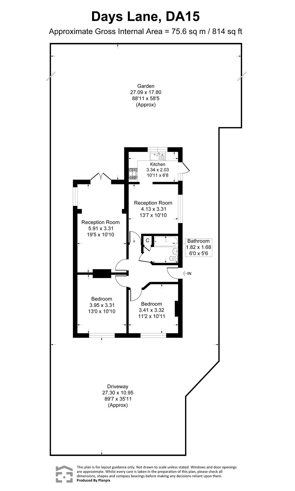 225A,, Days Lane, Sidcup floorplan