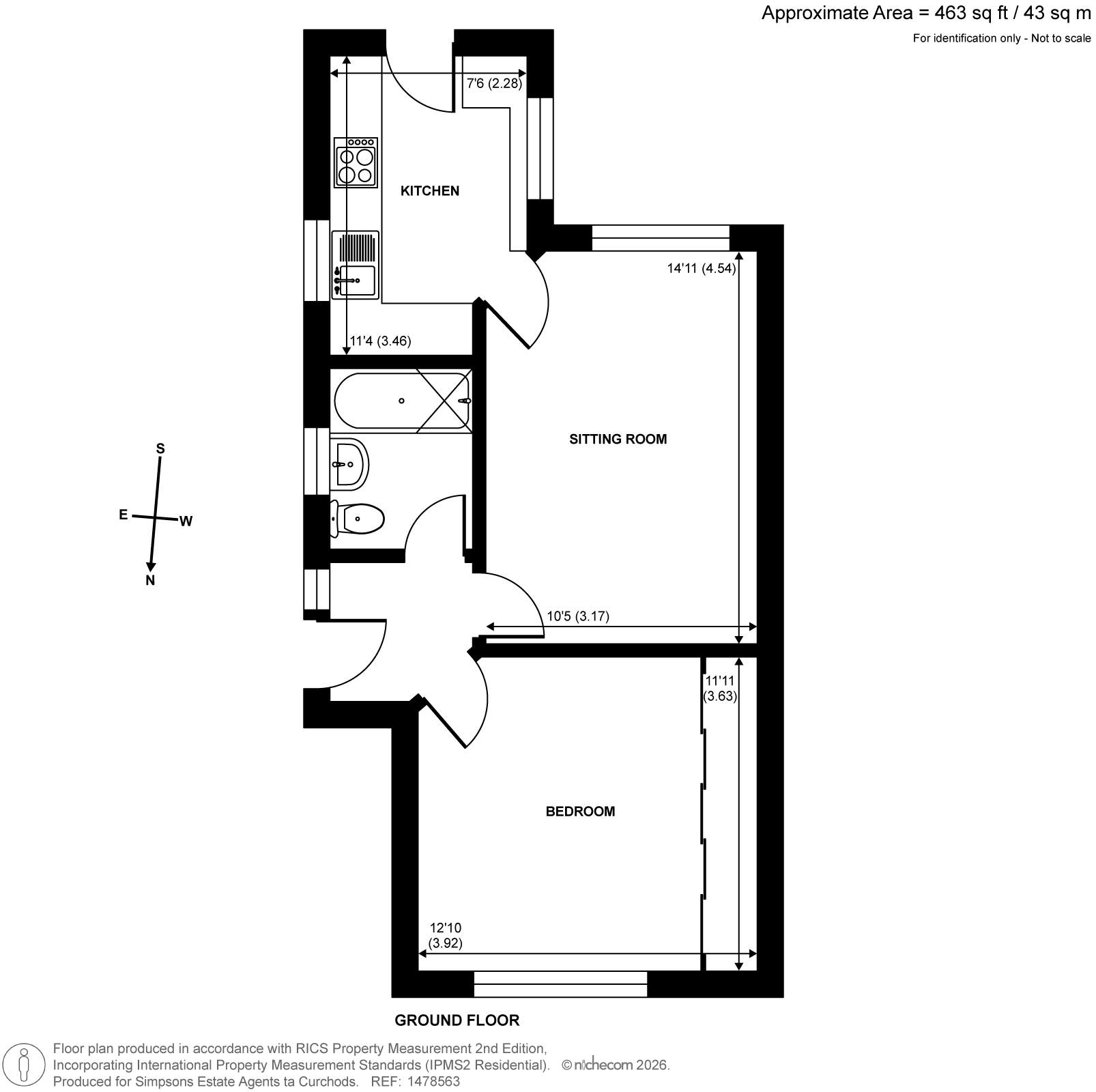 9, Wolsey Grove, Esher floorplan