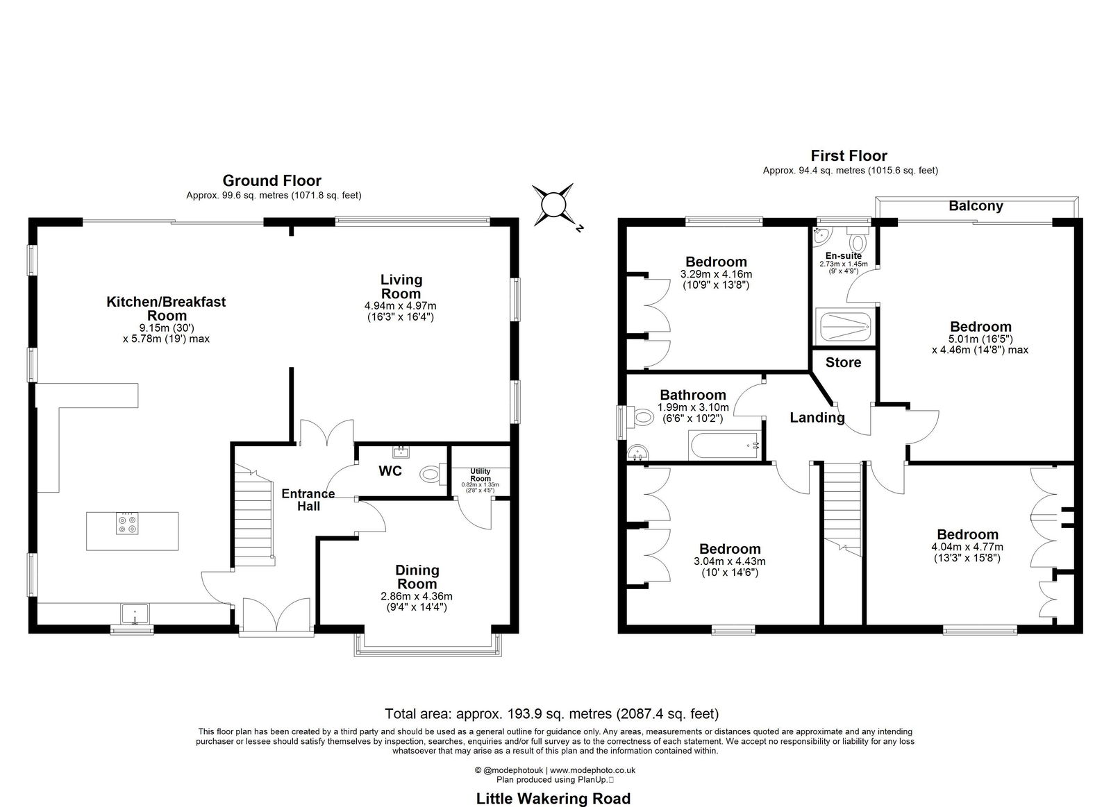 246, Little Wakering Road, Southend-on-sea floorplan