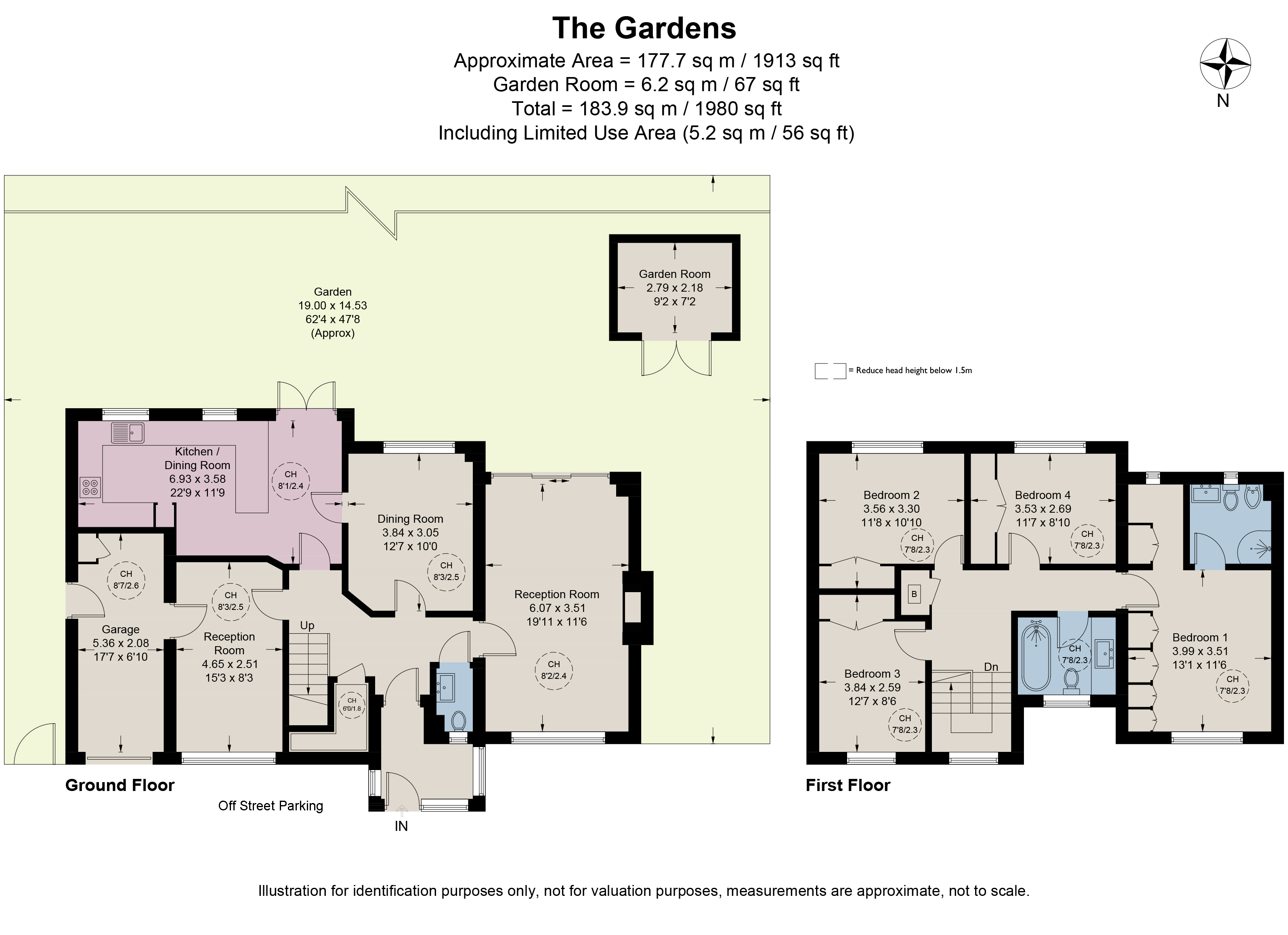 24A, The Gardens, Beckenham floorplan