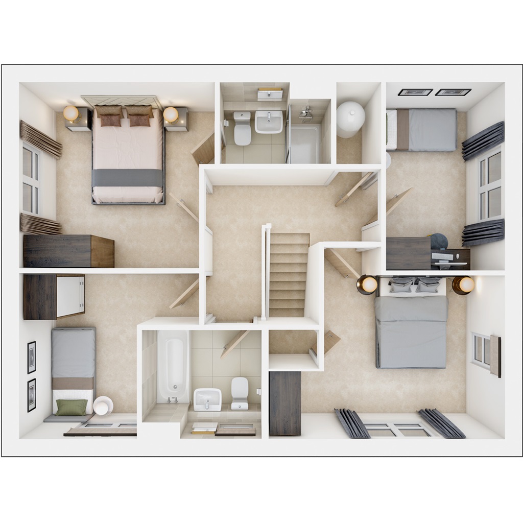 The Plumdale - Plot 7, Backwell Grove, Rodney Road, Backwell, Bristol floorplan