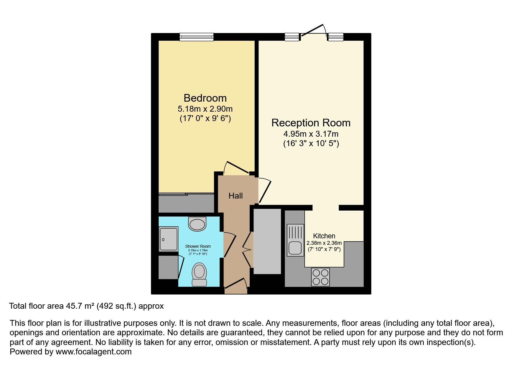 20, Old Rectory Court, Southend-on-Sea floorplan