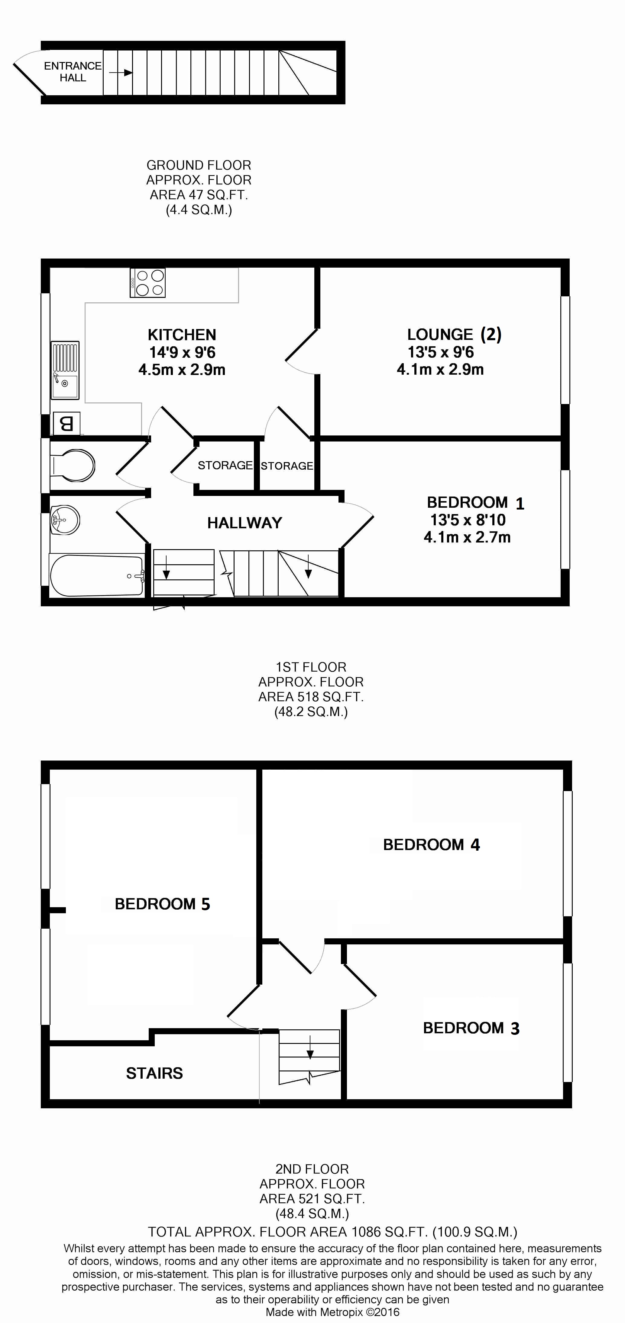 11a, Camellia Lane, Surbiton floorplan