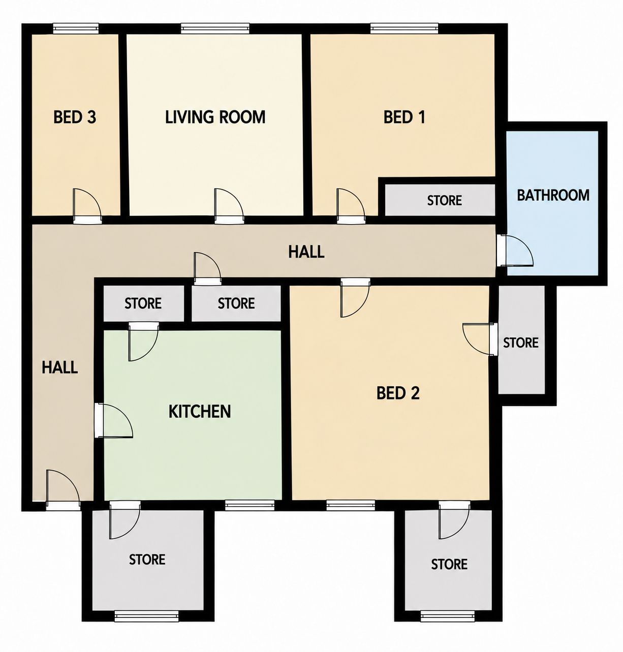 Pretoria Road, Larbert floorplan