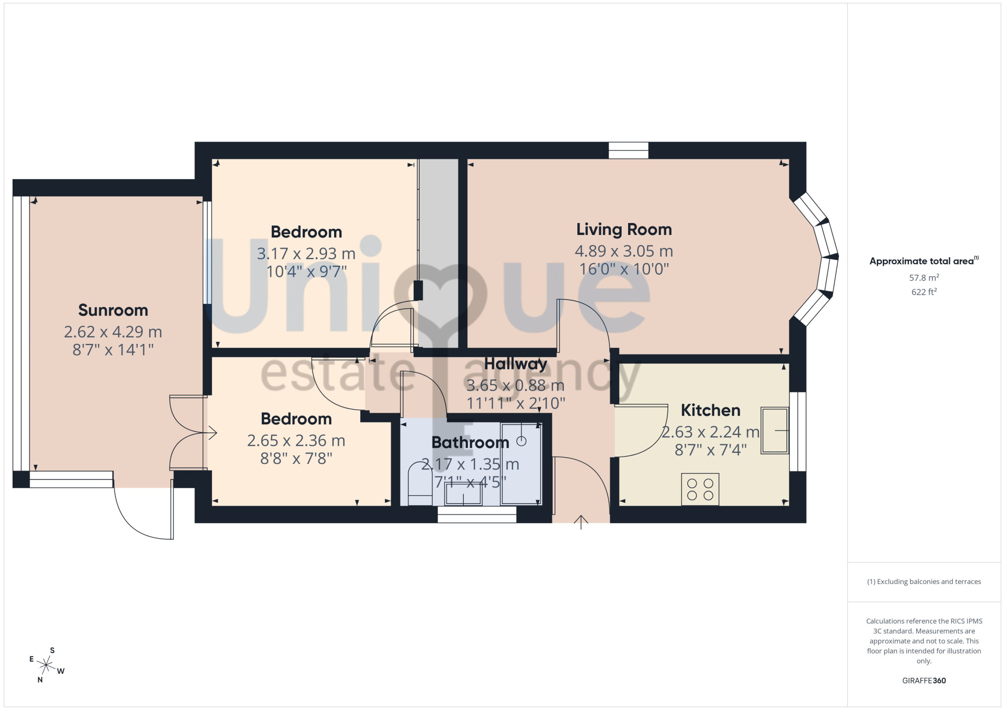 42, Southlands, Kirkham floorplan