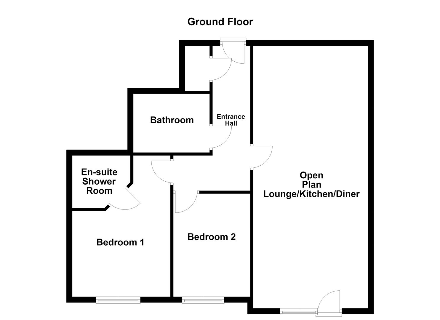Apartment 2 Thornesgate Court, Thornesgate Drive, Wakefield floorplan