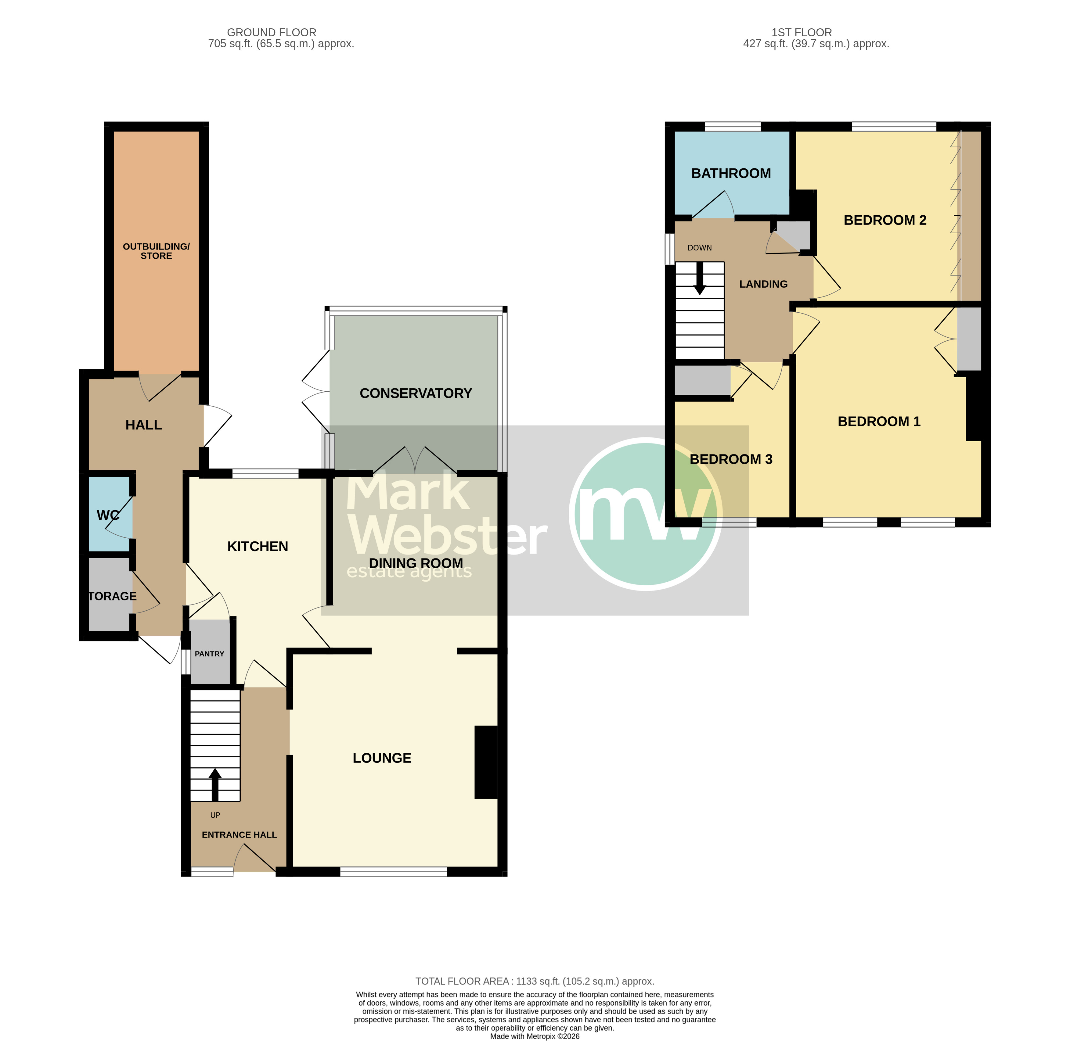 77, Old Farm Road, Atherstone floorplan