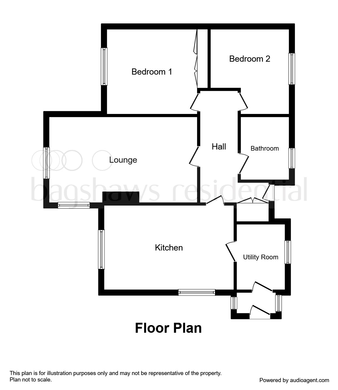 2 Bedrooms Detached bungalow for sale in Wyaston, Ashbourne DE6