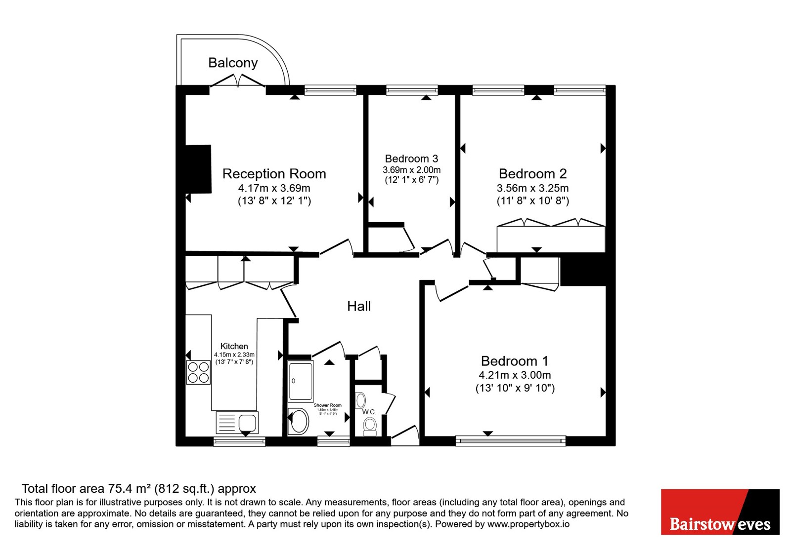 Reservoir Road, London floorplan