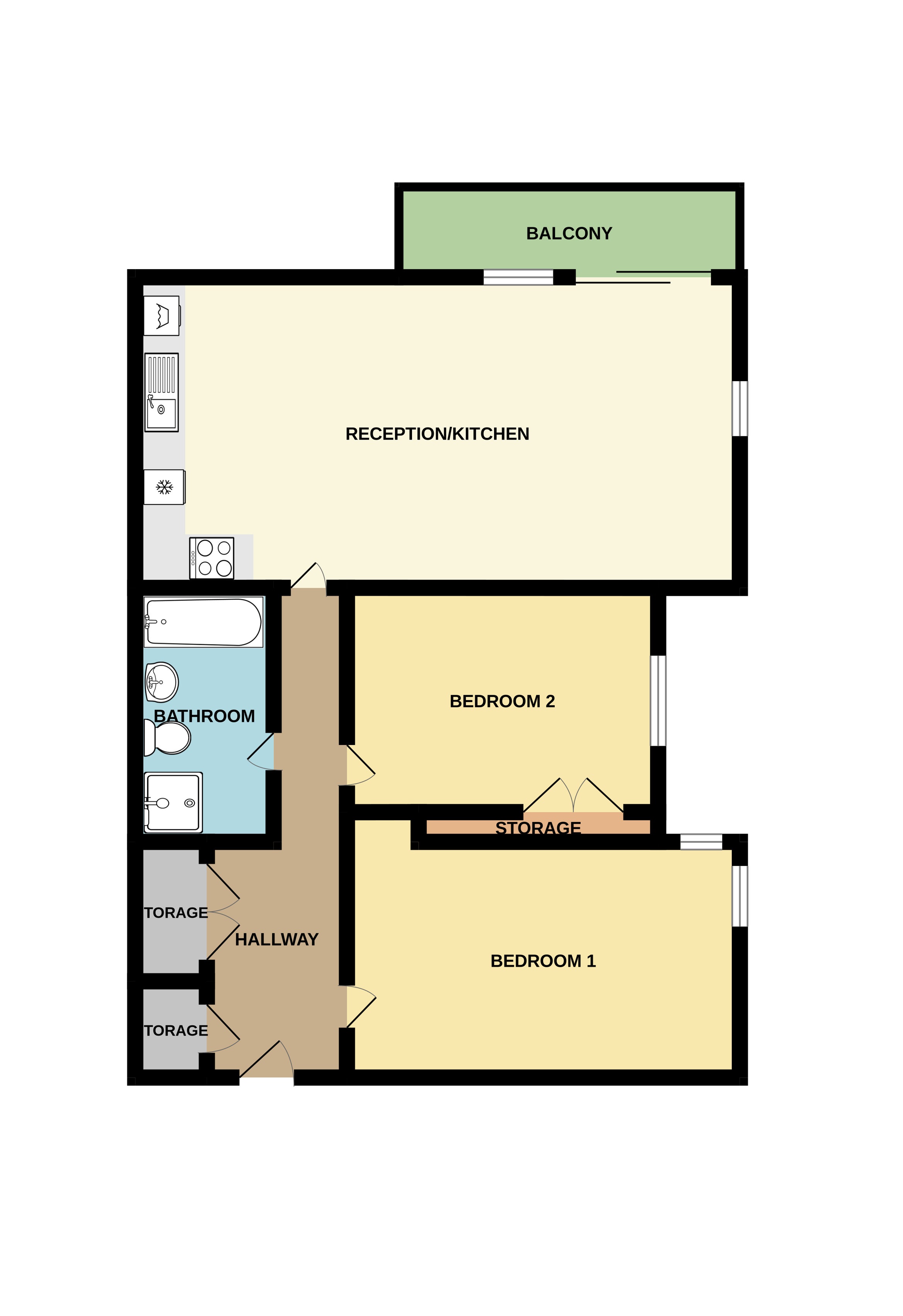 Linear View, Wembley floorplan