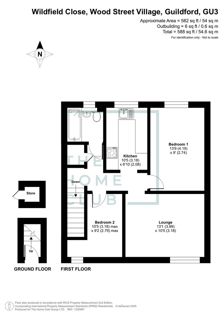70, Wildfield Close, Guildford floorplan