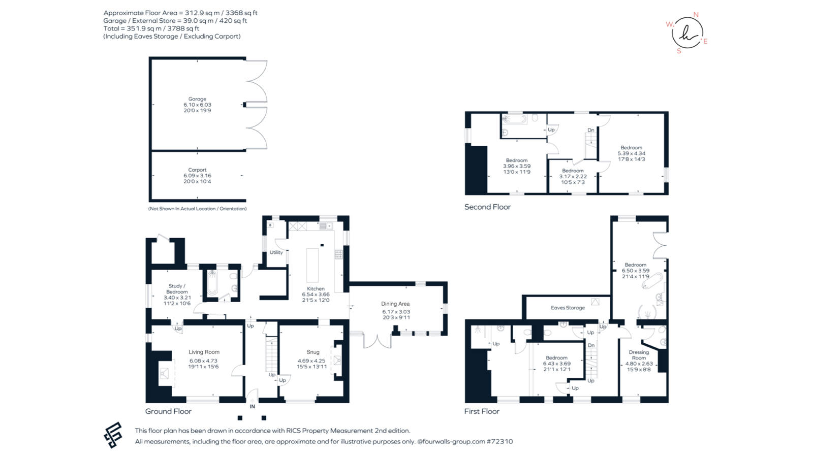 24/7, The Homestead, Back Lane, Stratford-upon-Avon floorplan