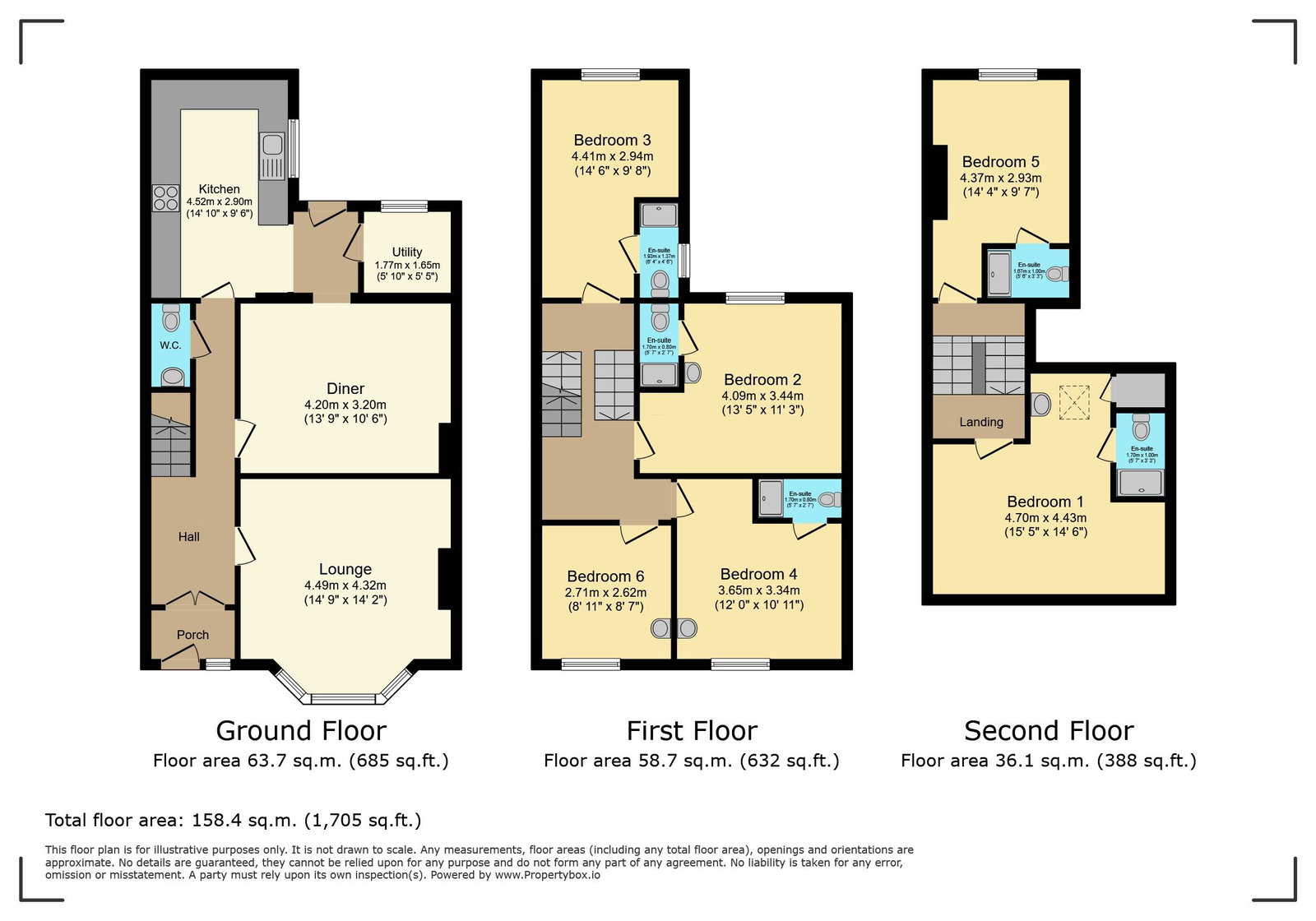 13, Trinity Avenue, Llandudno floorplan