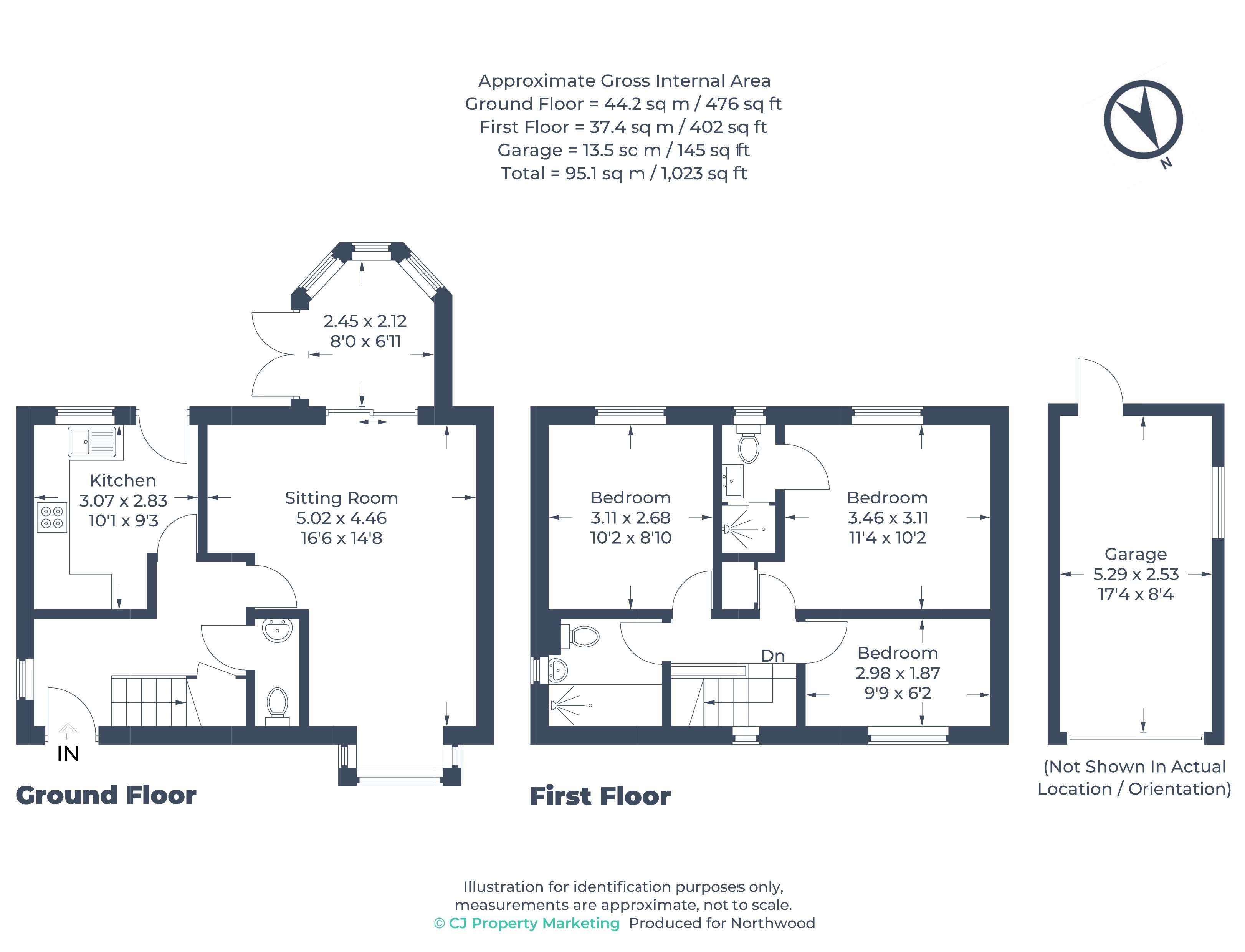 Ingram Gardens, Luton floorplan