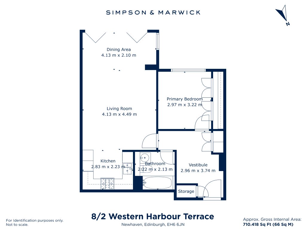8/2, Western Harbour Terrace, Edinburgh floorplan