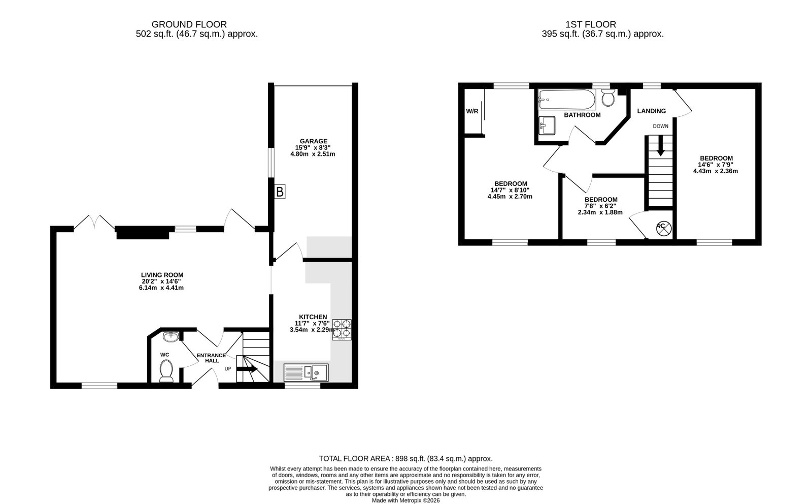 5, Massey Road, Ledbury floorplan