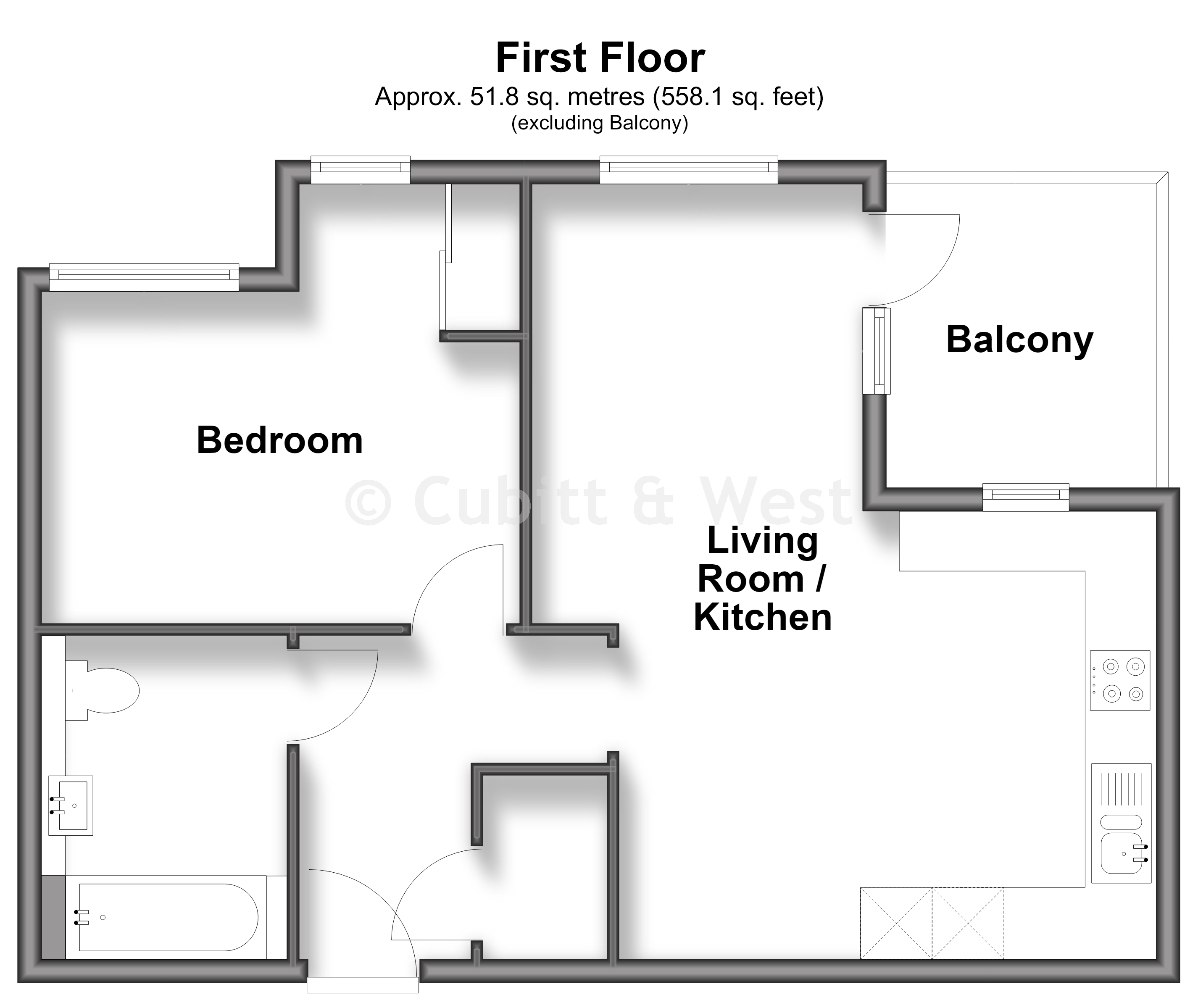 Steel Wheels House, Back Stage Walk, Wallington floorplan