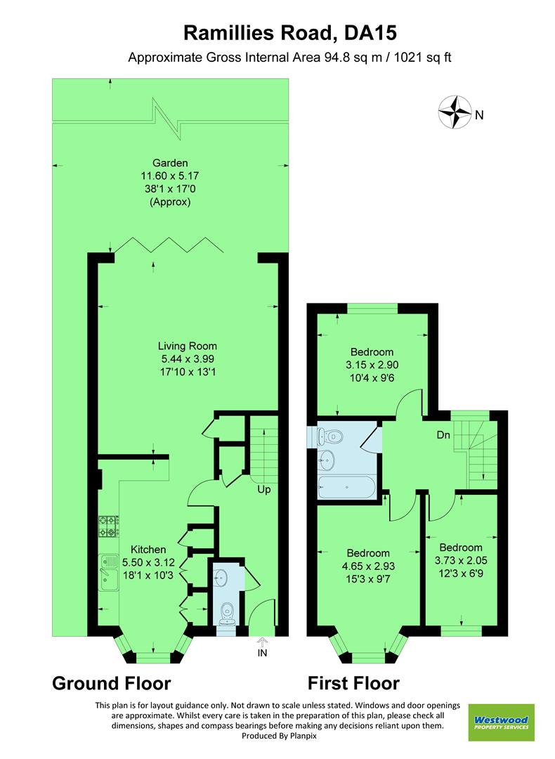 124a, Ramillies Road, Sidcup floorplan