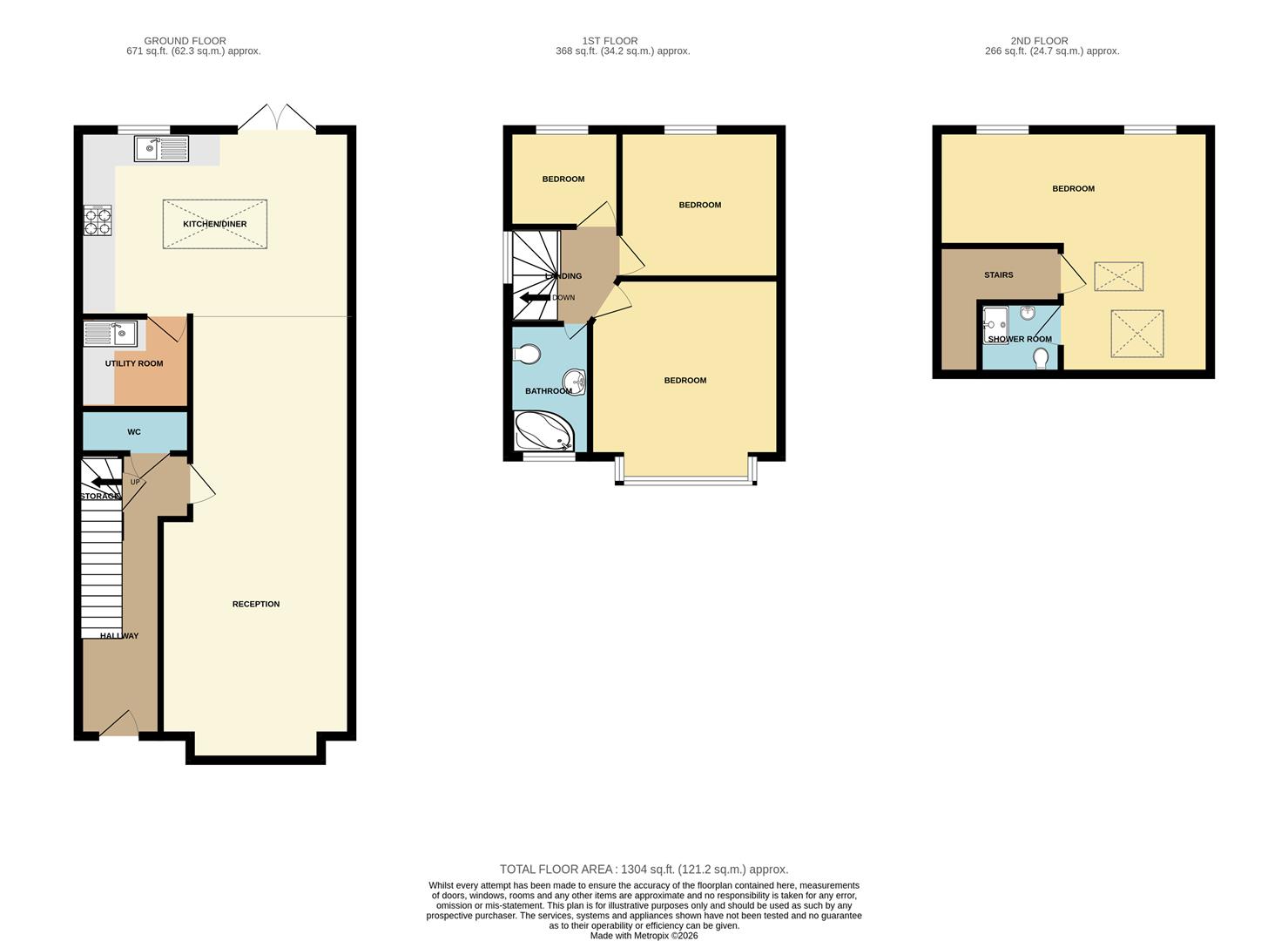 25, Bute Road, Barkingside floorplan