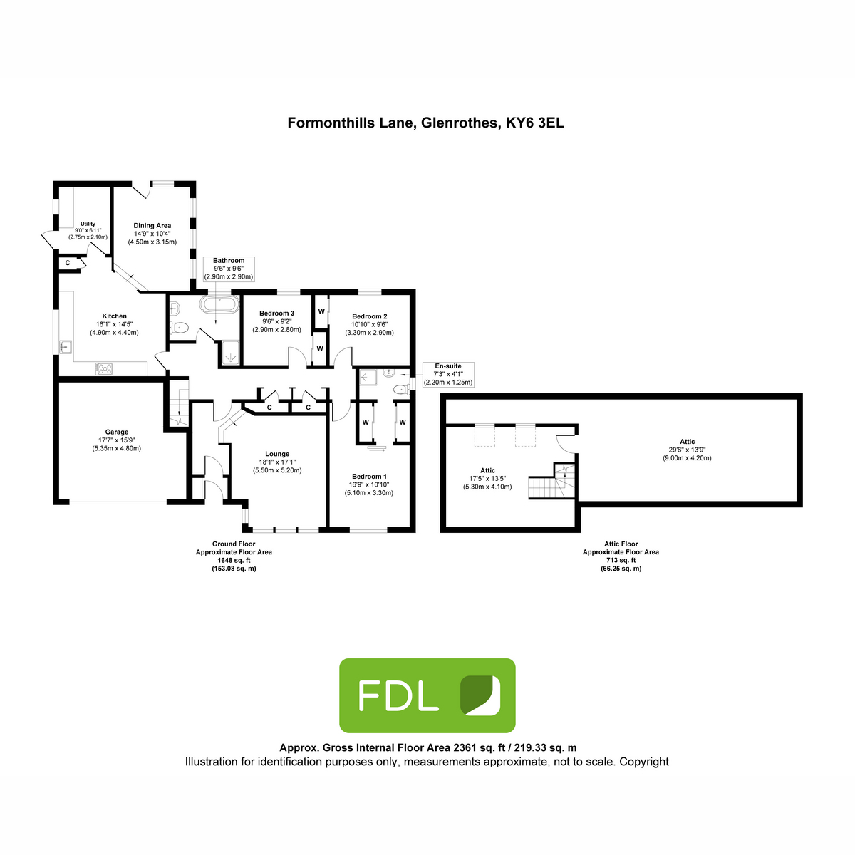 19, Formonthills Lane, Glenrothes floorplan