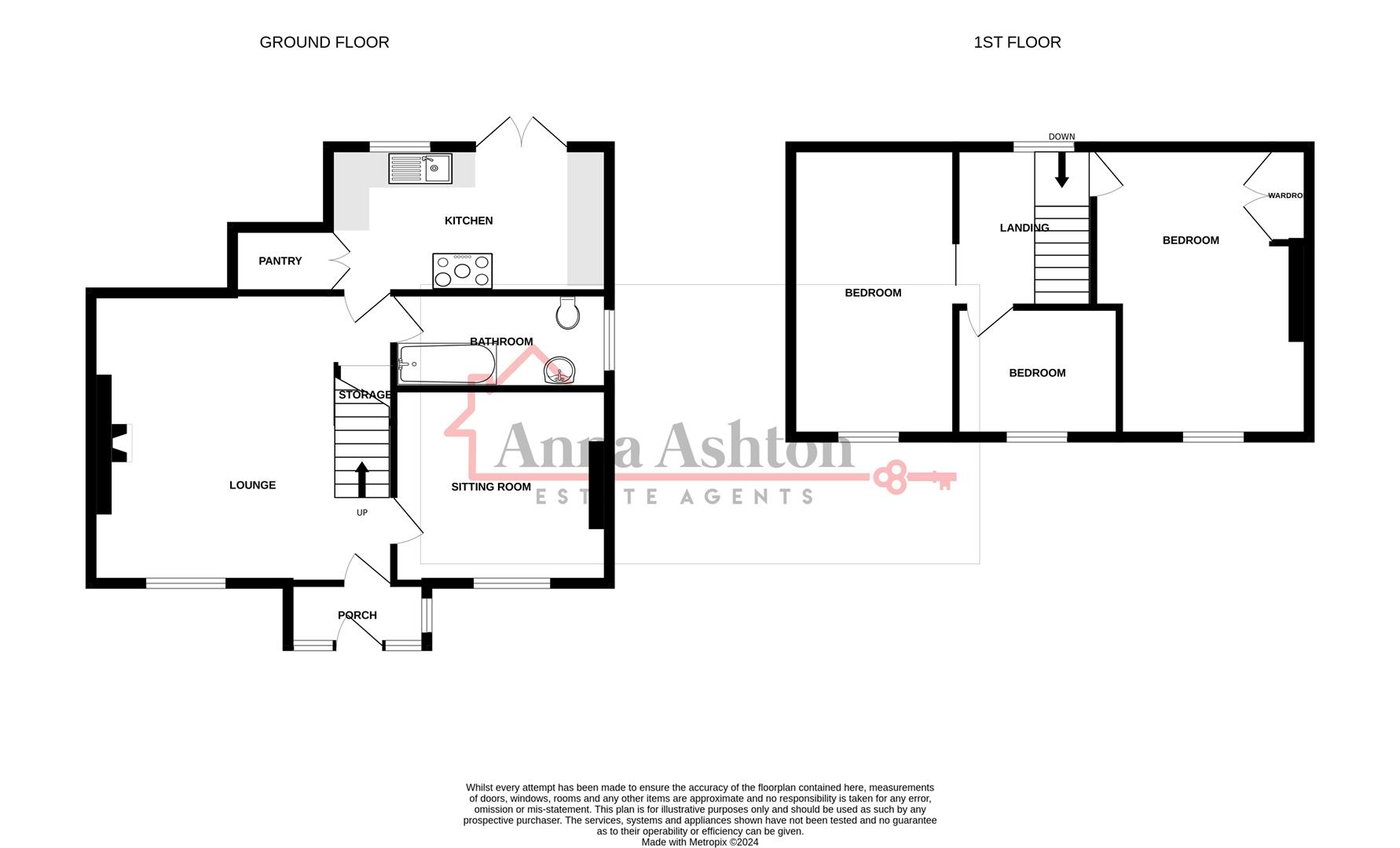 Bryn Deri, Glyn Road, Ammanford floorplan