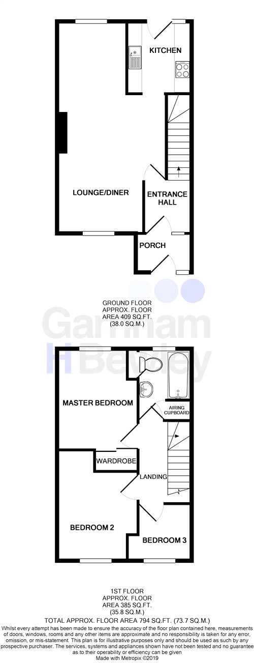 3 Bedrooms End terrace house for sale in Perry Avenue, East Grinstead, West Sussex RH19