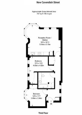 2 Bedrooms Flat to rent in New Cavendish Street, London W1G