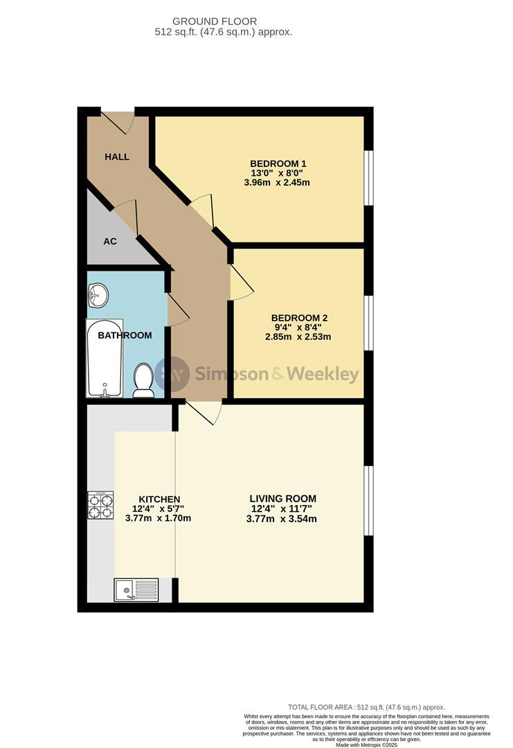 93, Tyne Way, Rushden floorplan