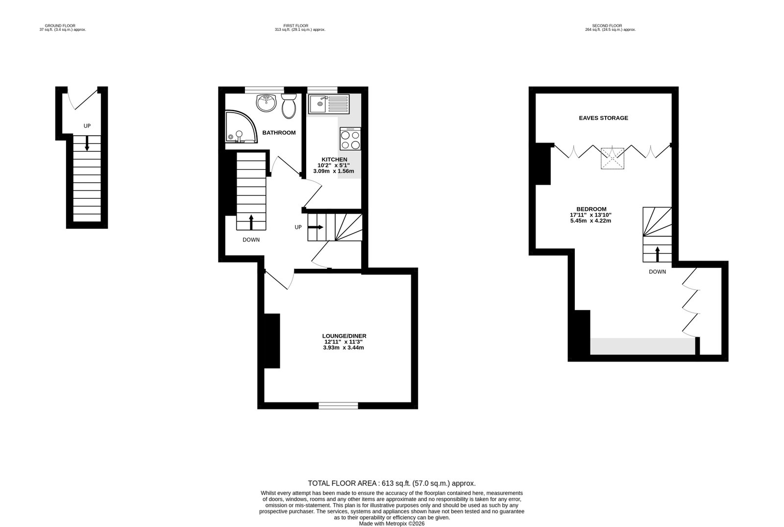 122, Holme Lane, Sheffield floorplan