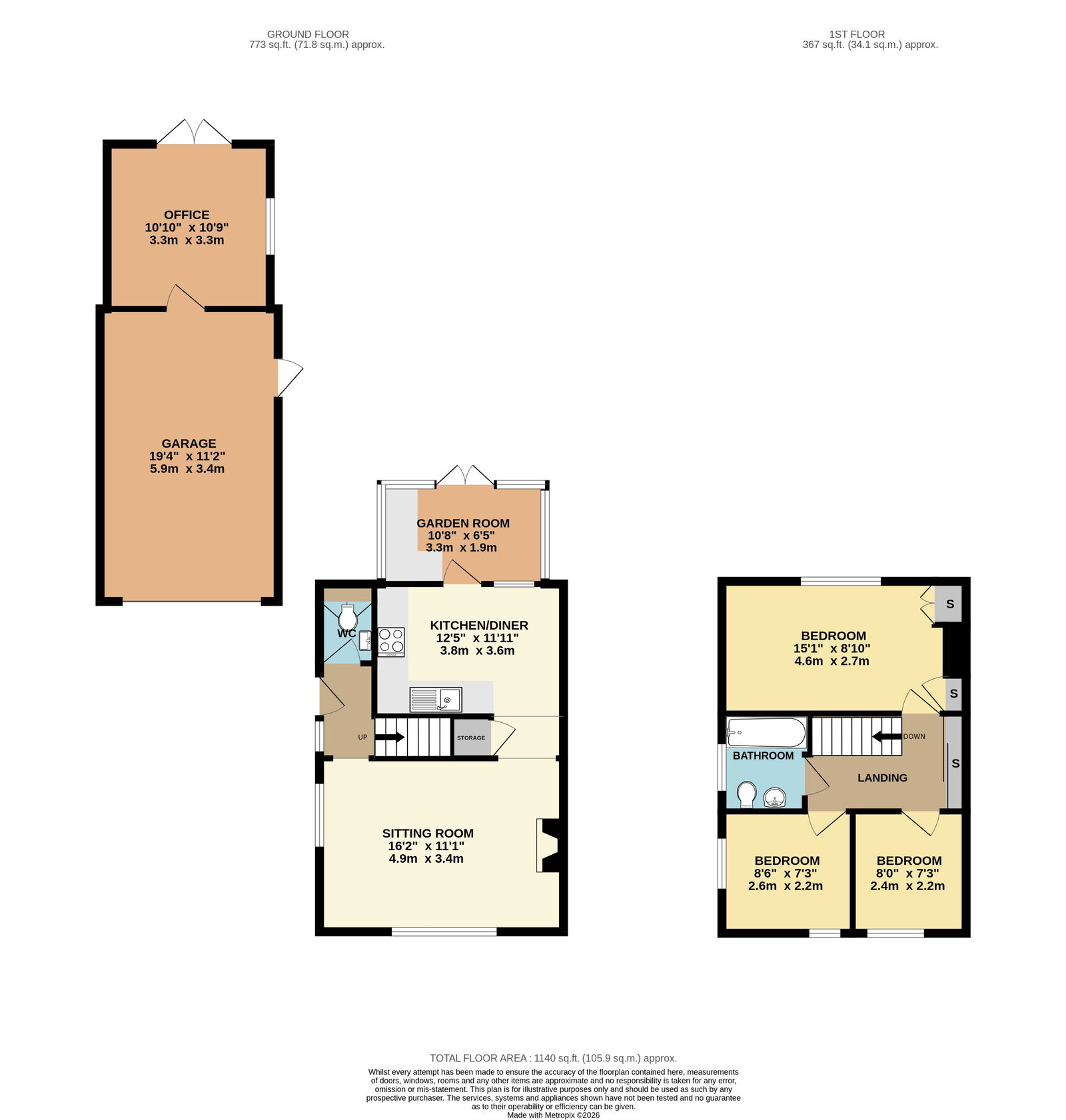 2, Oatleys Terrace, Ledbury floorplan