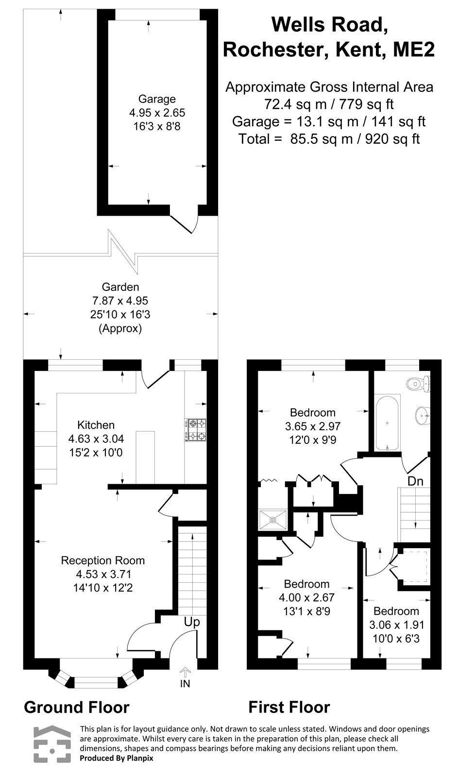 38, Wells Road, Kent floorplan