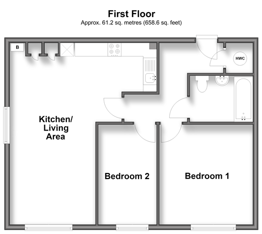 Edward Vinson Drive, Faversham floorplan