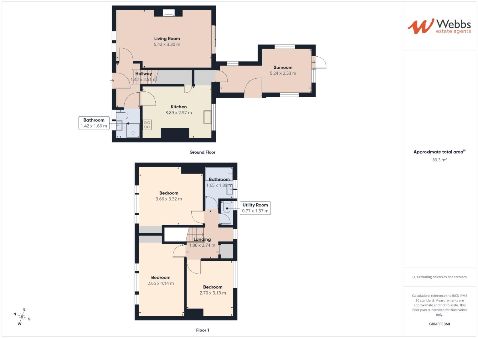 34, Castlefort Road, Walsall floorplan