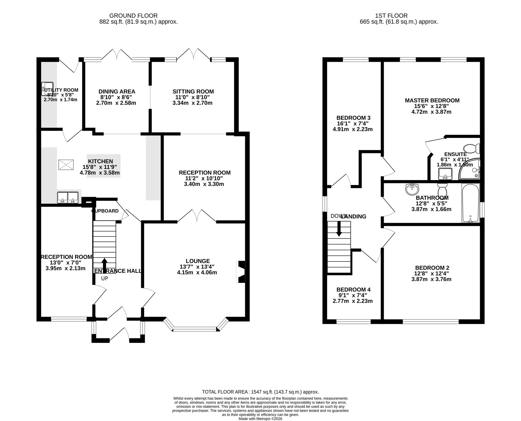 59 Butt Lane, Hinckley floorplan