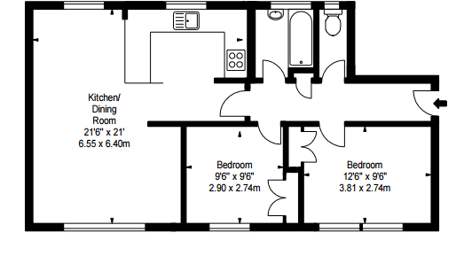 2 Bedrooms Flat to rent in Fulham Road, London SW3