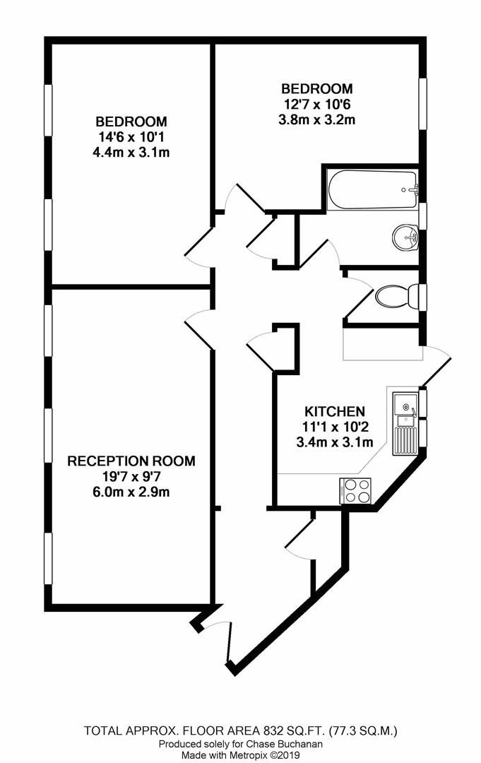 2 Bedrooms Flat for sale in Sion Road, Twickenham TW1